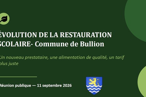 Support réunion publique - Cantine